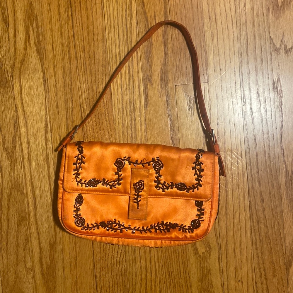 Vintage beaded shoulder bag